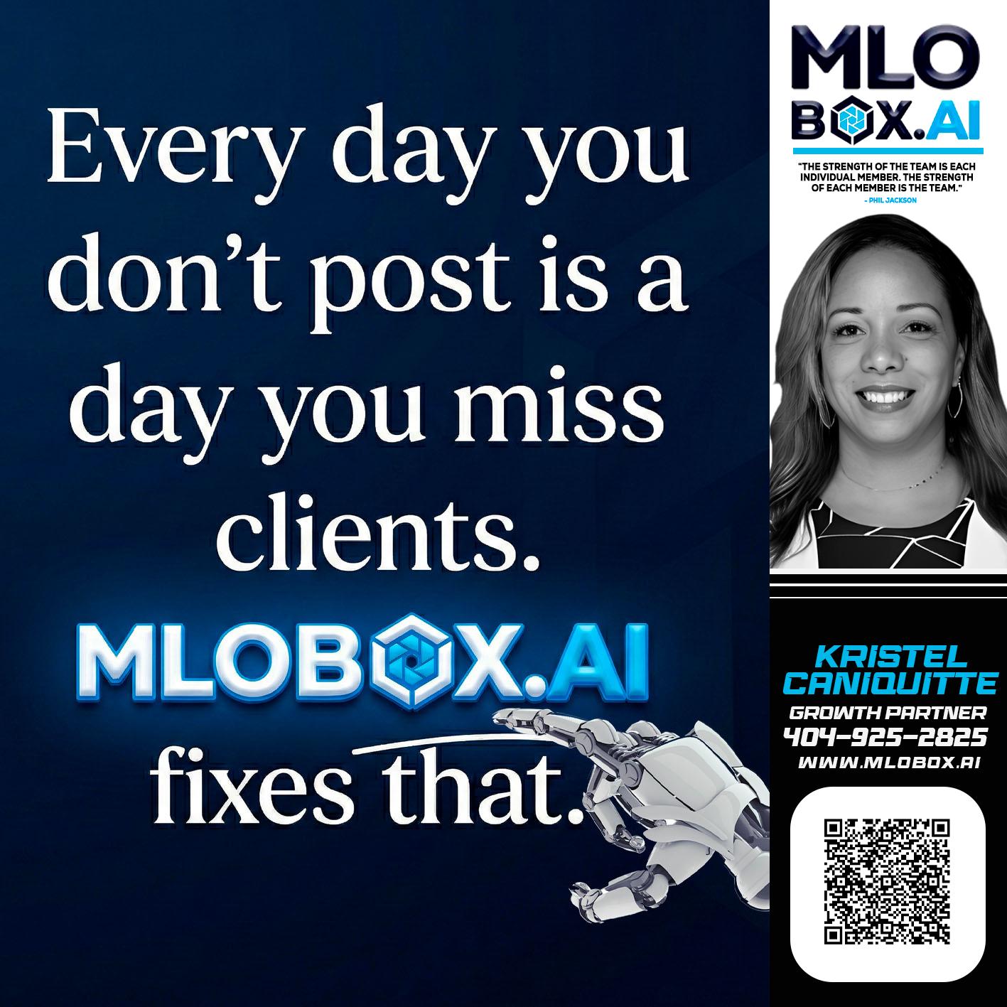 everyday - Kristel Caniquitte -Mortgage Loan Originator