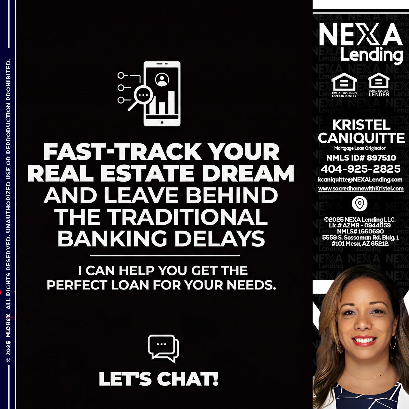 FAST TRACK - Kristel Caniquitte -Mortgage Loan Originator