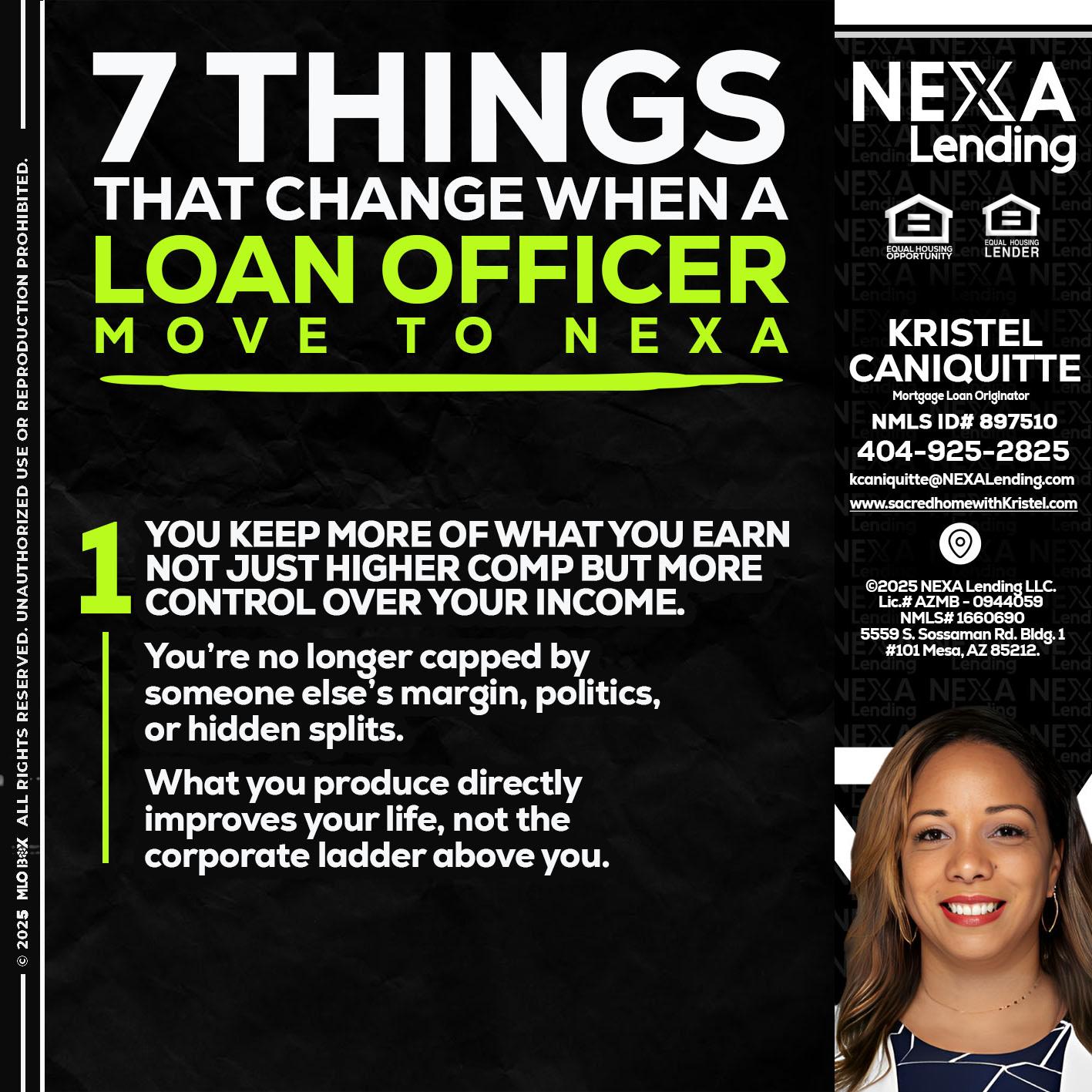 7 THINGS (1) - Kristel Caniquitte -Mortgage Loan Originator