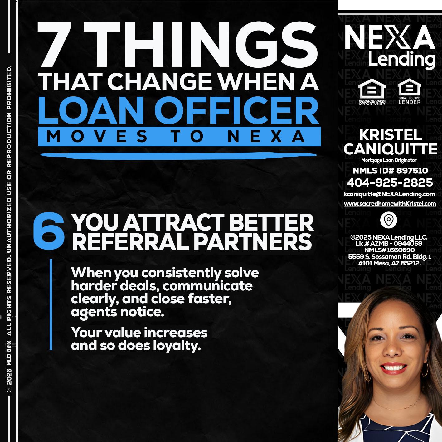 7 THINGS (6) - Kristel Caniquitte -Mortgage Loan Originator
