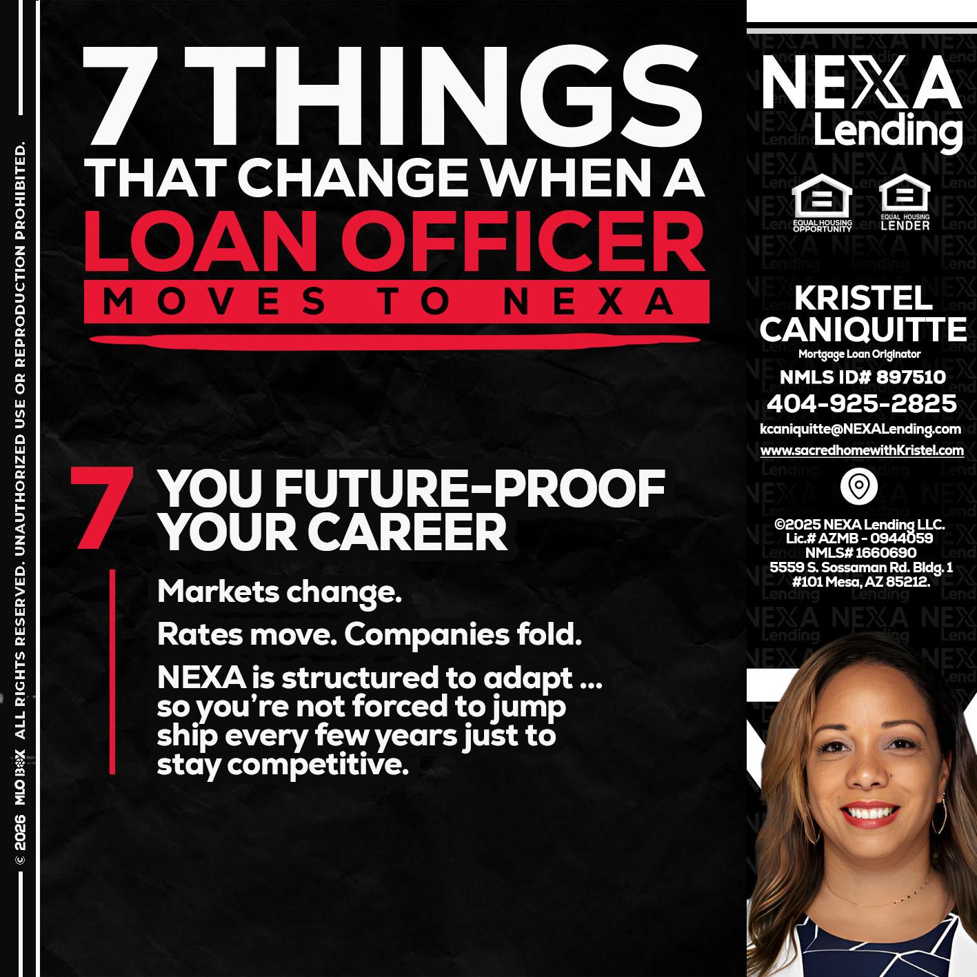 7 THINGS (7) - Kristel Caniquitte -Mortgage Loan Originator