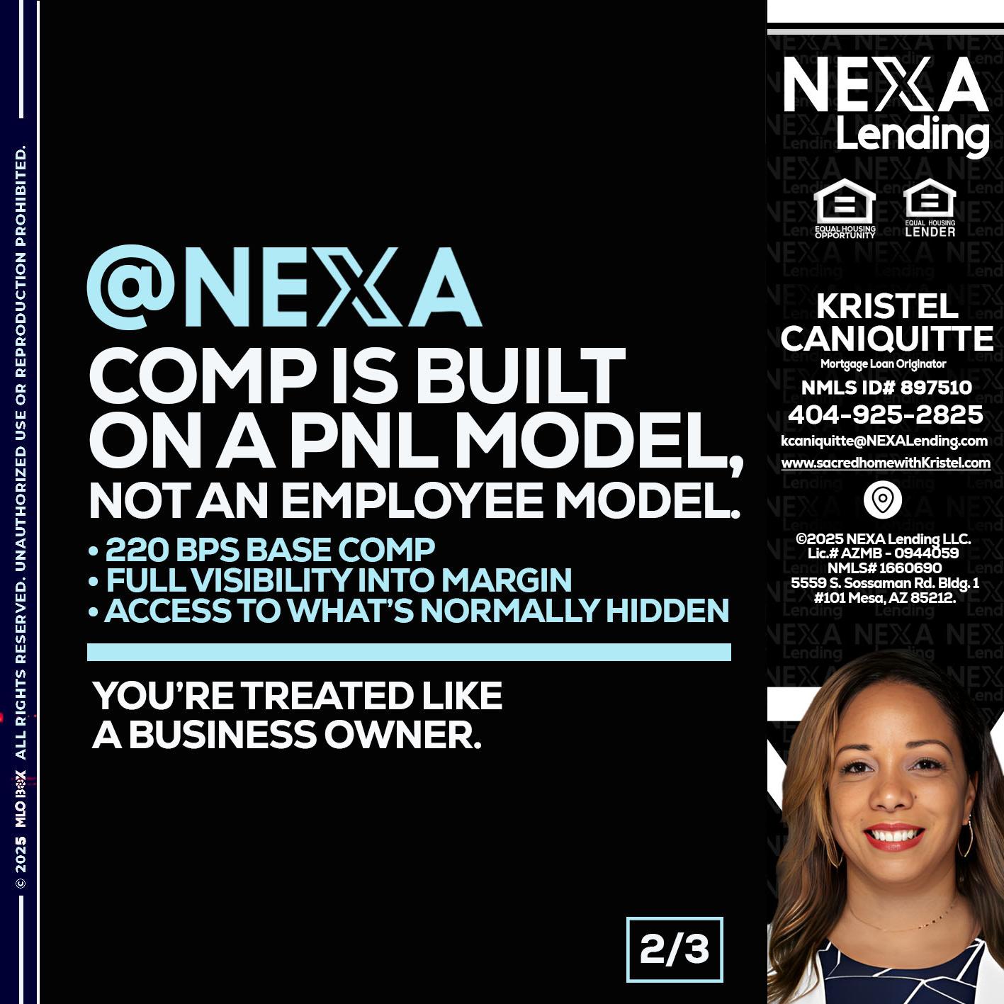 2 OF 3 - Kristel Caniquitte -Mortgage Loan Originator