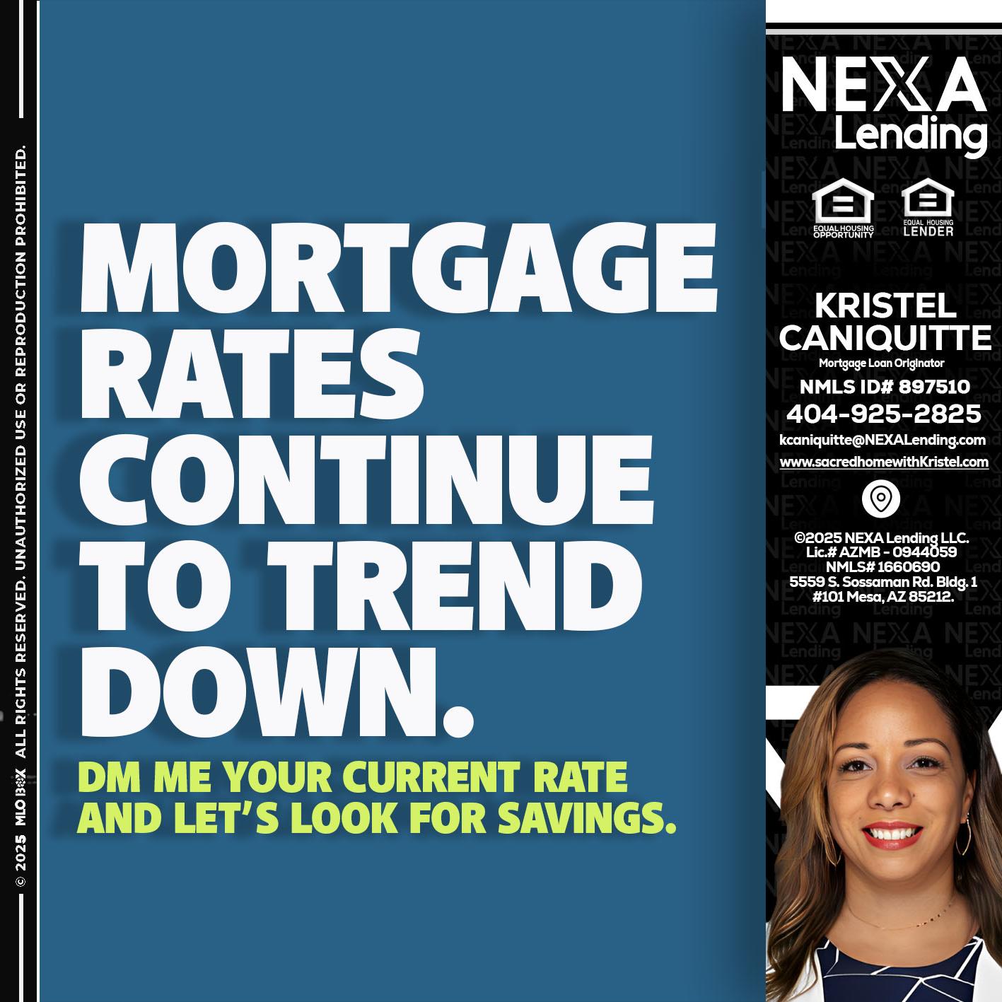 MORTGAGE RATES - Kristel Caniquitte -Mortgage Loan Originator
