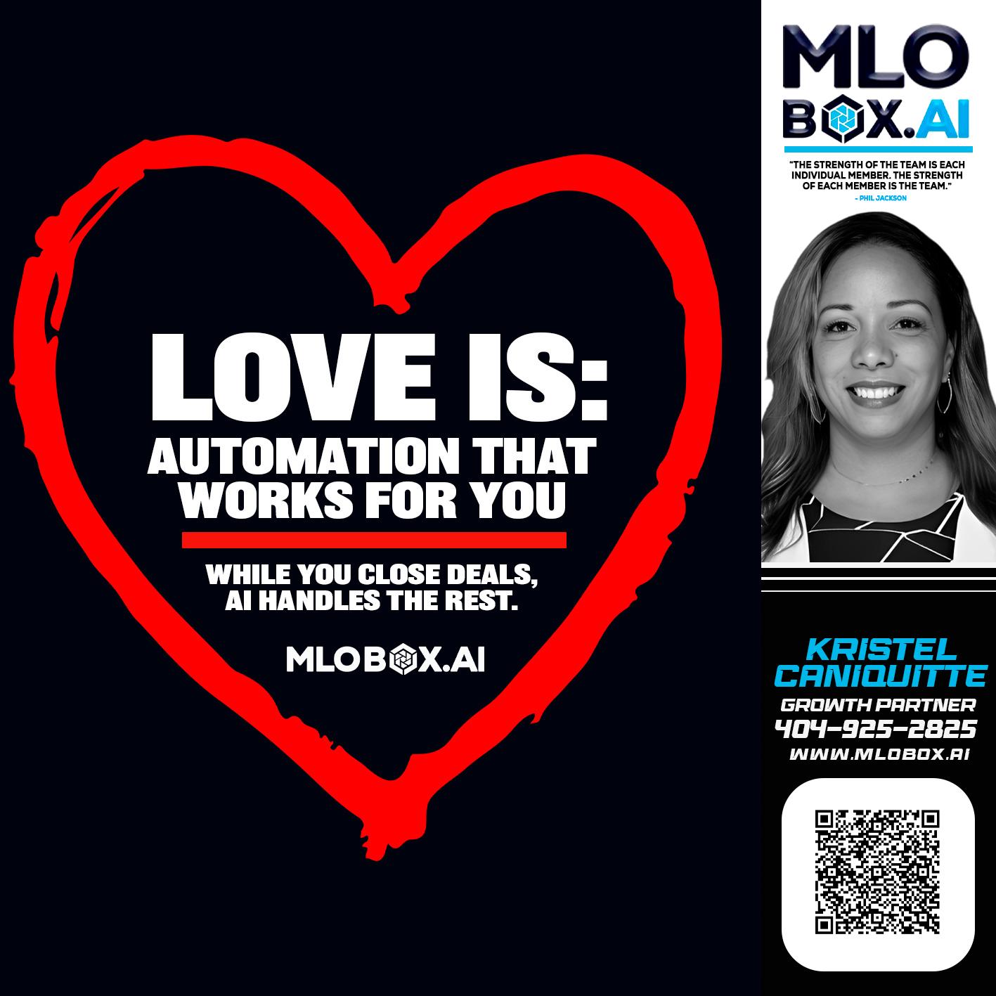 love is - Kristel Caniquitte -Mortgage Loan Originator