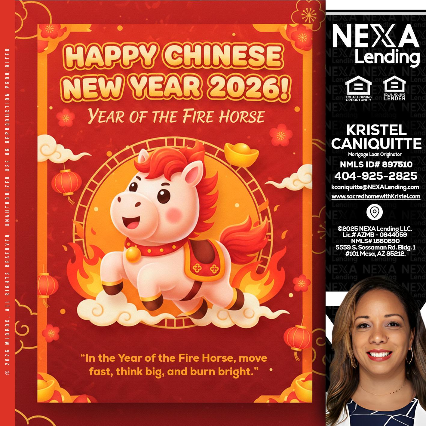 happy Chinese new year - Kristel Caniquitte -Mortgage Loan Originator