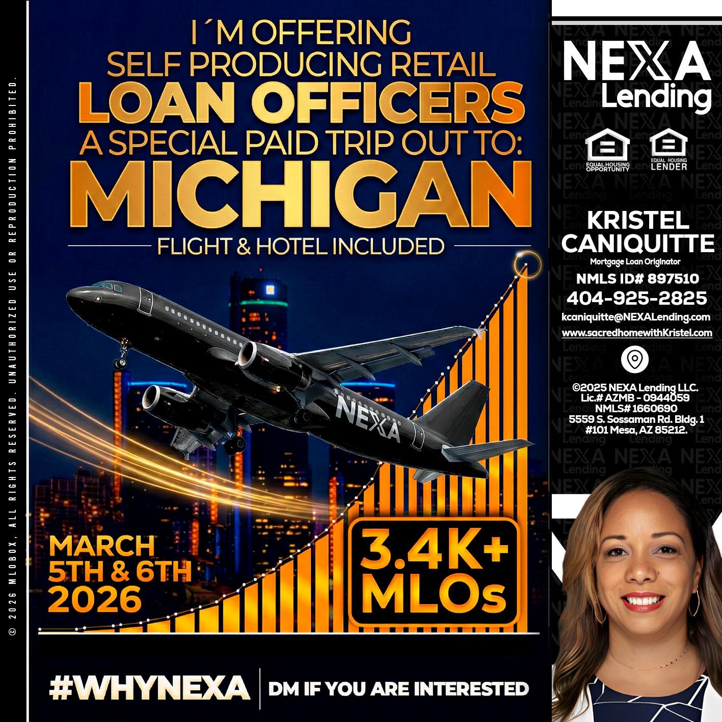MICHIGAN - Kristel Caniquitte -Mortgage Loan Originator