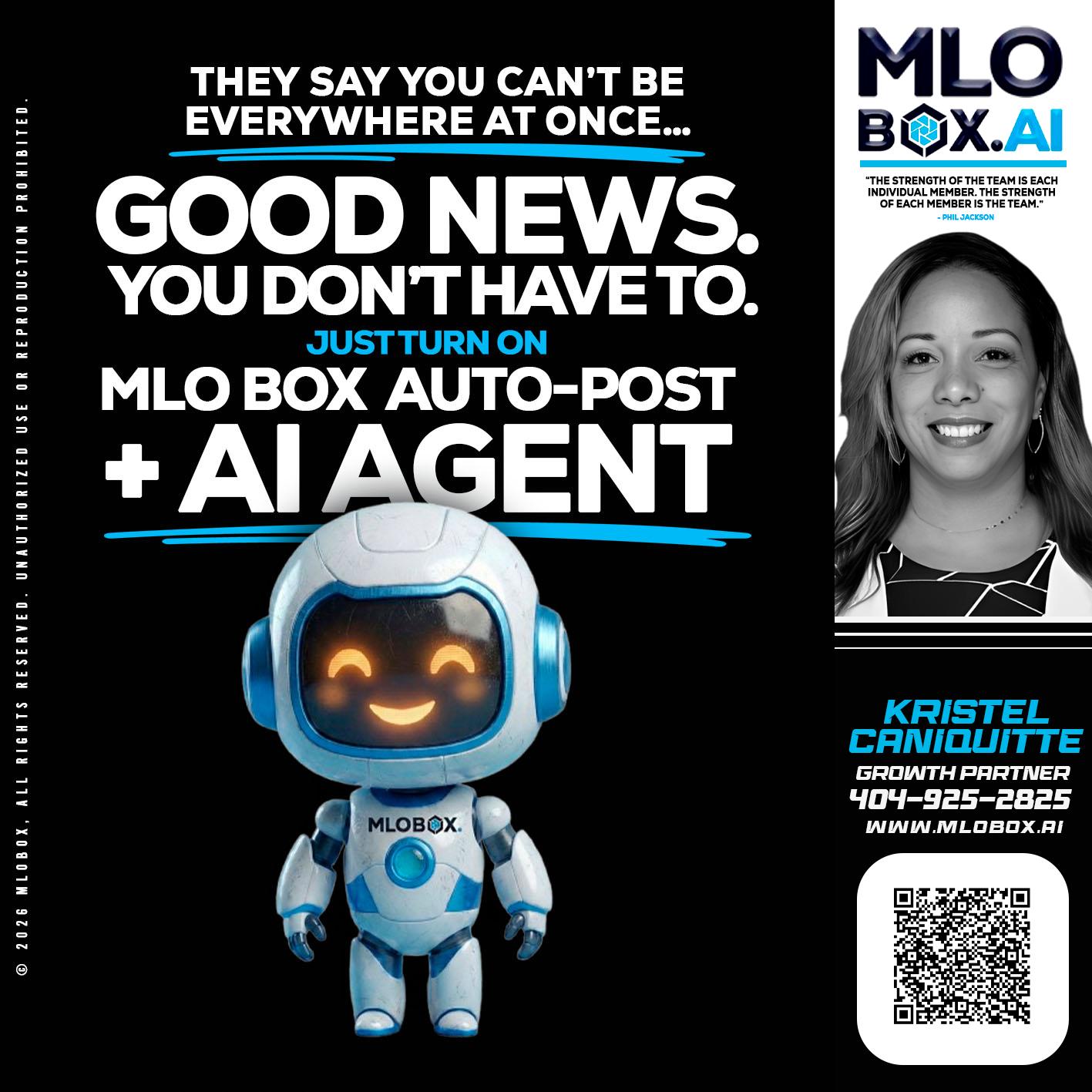 GOOD NEWS - Kristel Caniquitte -Mortgage Loan Originator