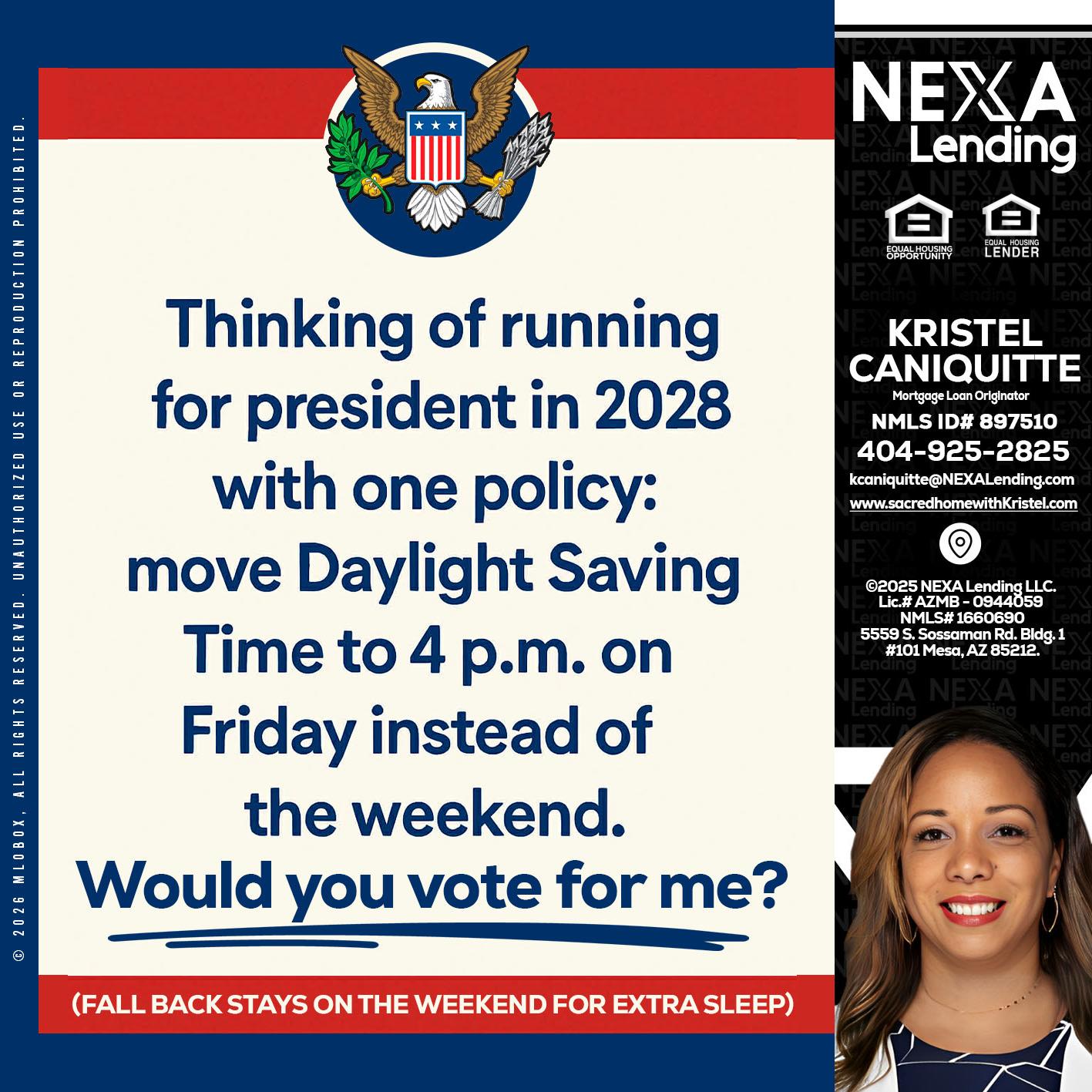 THINKING OF RUNING - Kristel Caniquitte -Mortgage Loan Originator