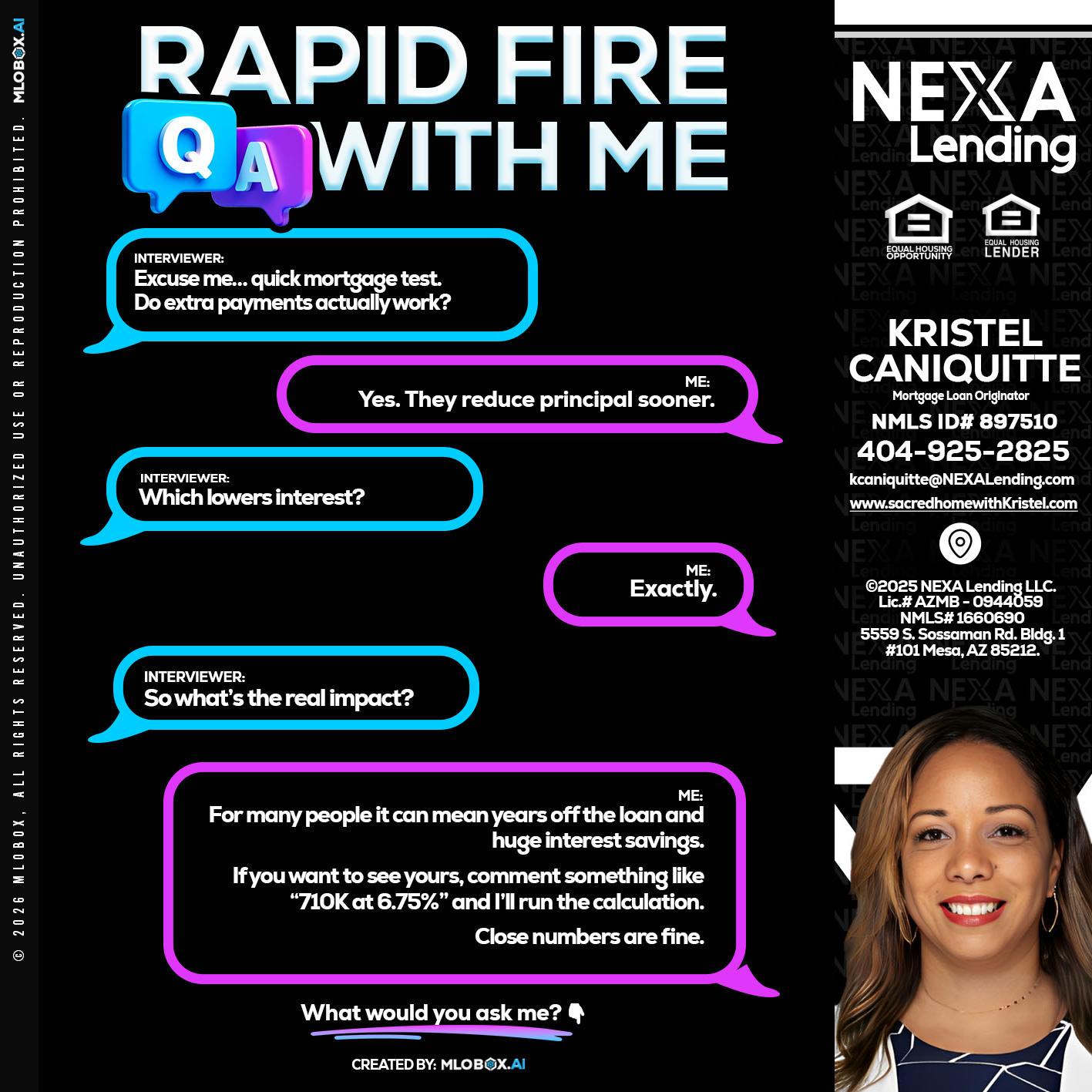 RAPID QA - Kristel Caniquitte -Mortgage Loan Originator