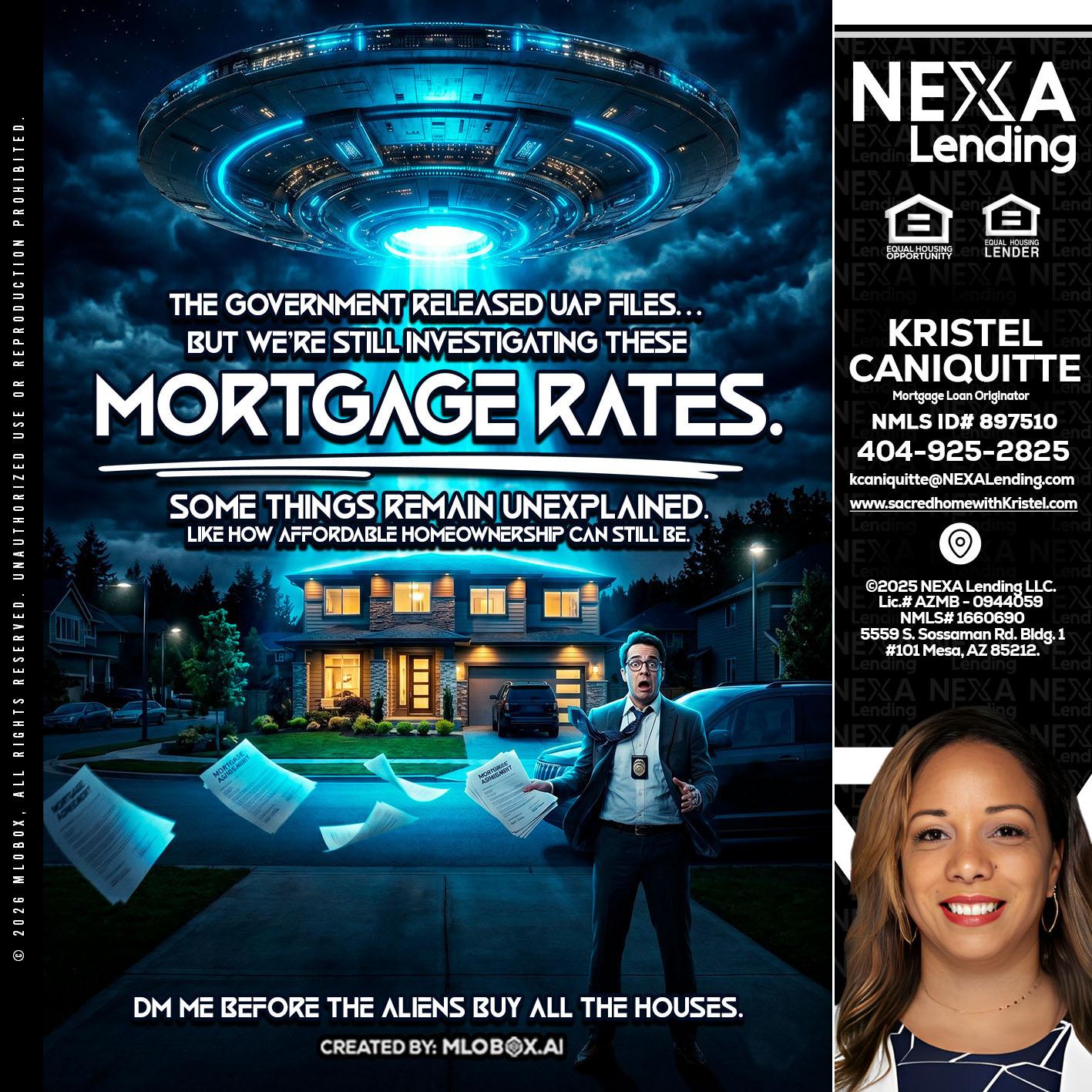 MORTGAGE RATES - Kristel Caniquitte -Mortgage Loan Originator
