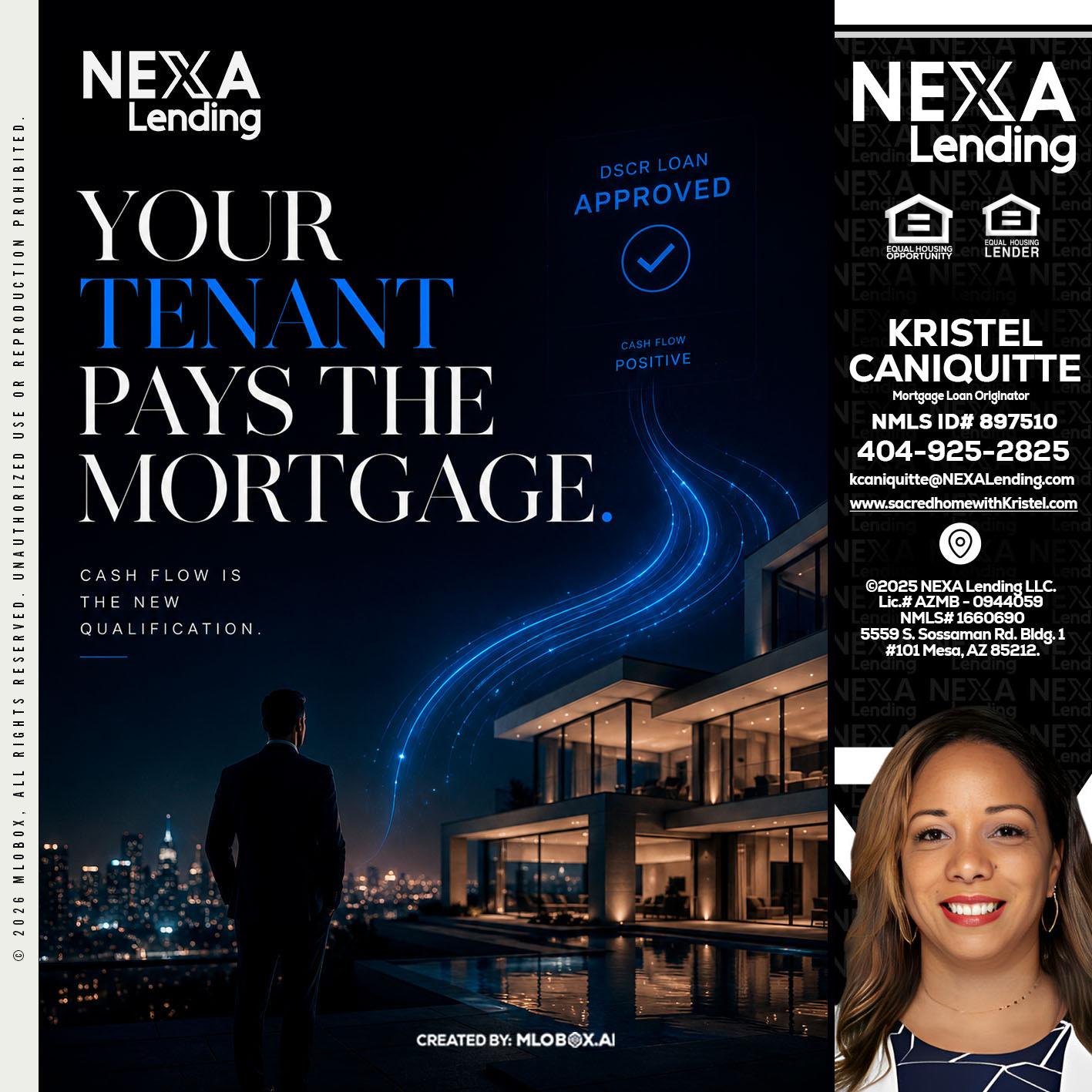 DSCR LOANS - Kristel Caniquitte -Mortgage Loan Originator