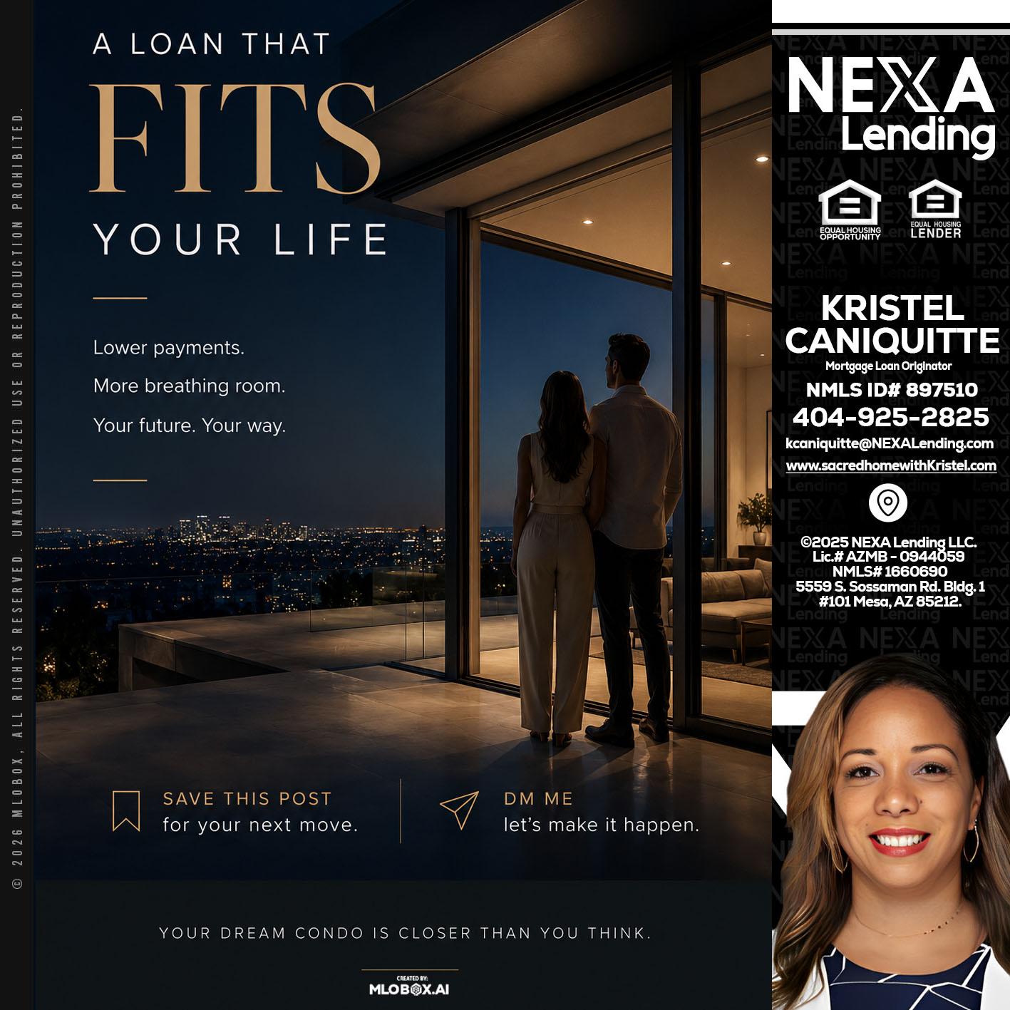 LOANS THAT FIT - Kristel Caniquitte -Mortgage Loan Originator