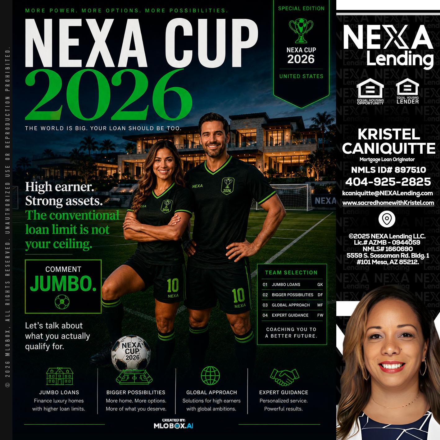 NEXA CUP 2026 - Kristel Caniquitte -Mortgage Loan Originator