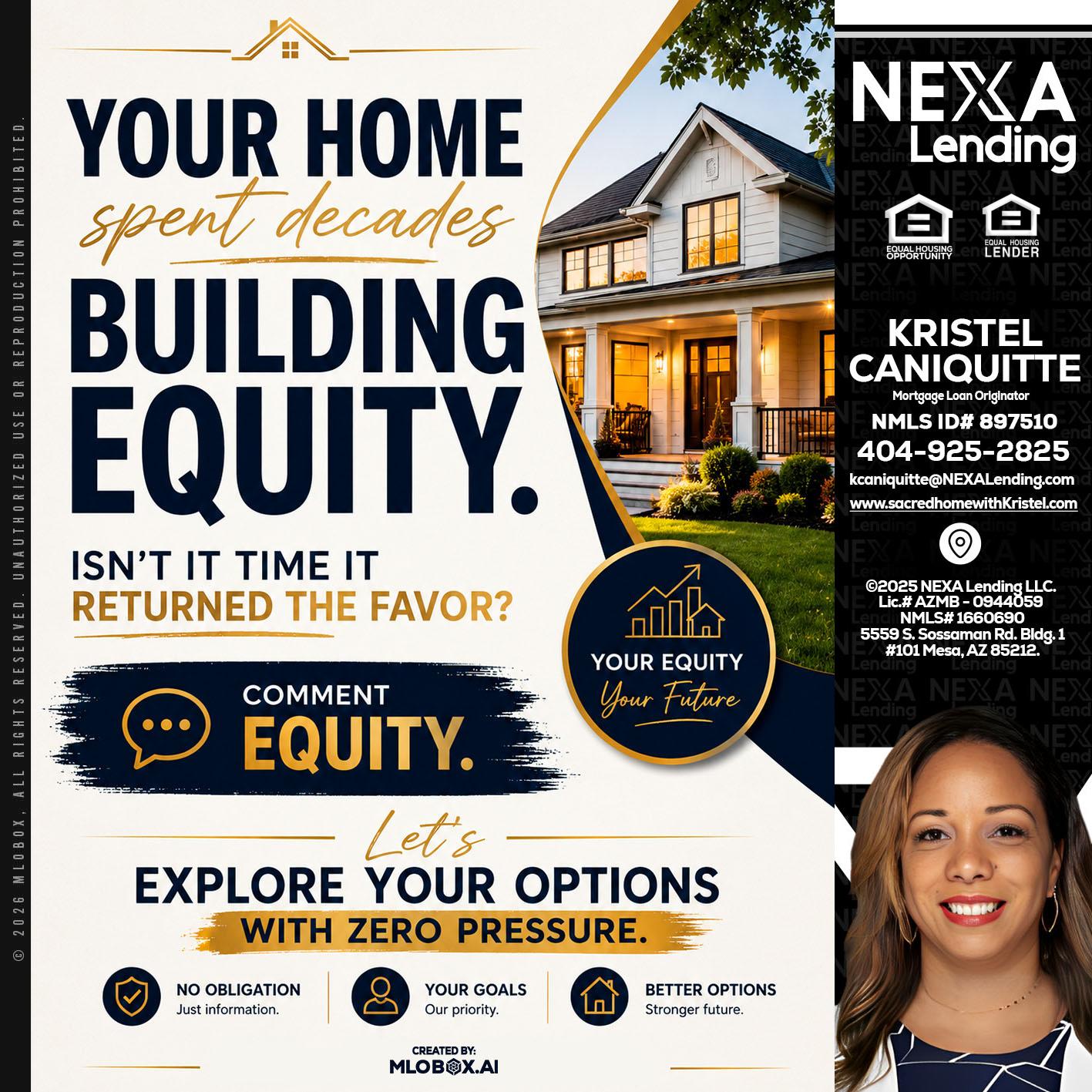 building equity - Kristel Caniquitte -Mortgage Loan Originator
