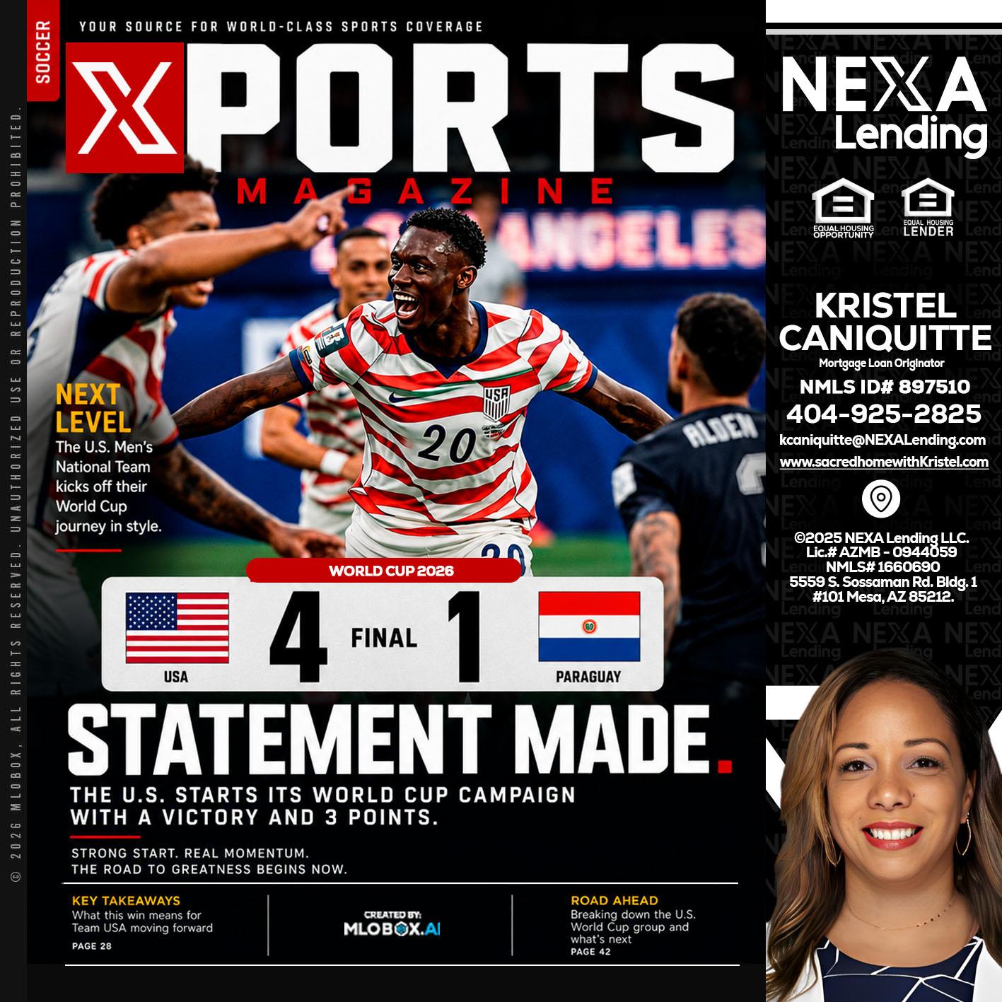 XPORTS - Kristel Caniquitte -Mortgage Loan Originator