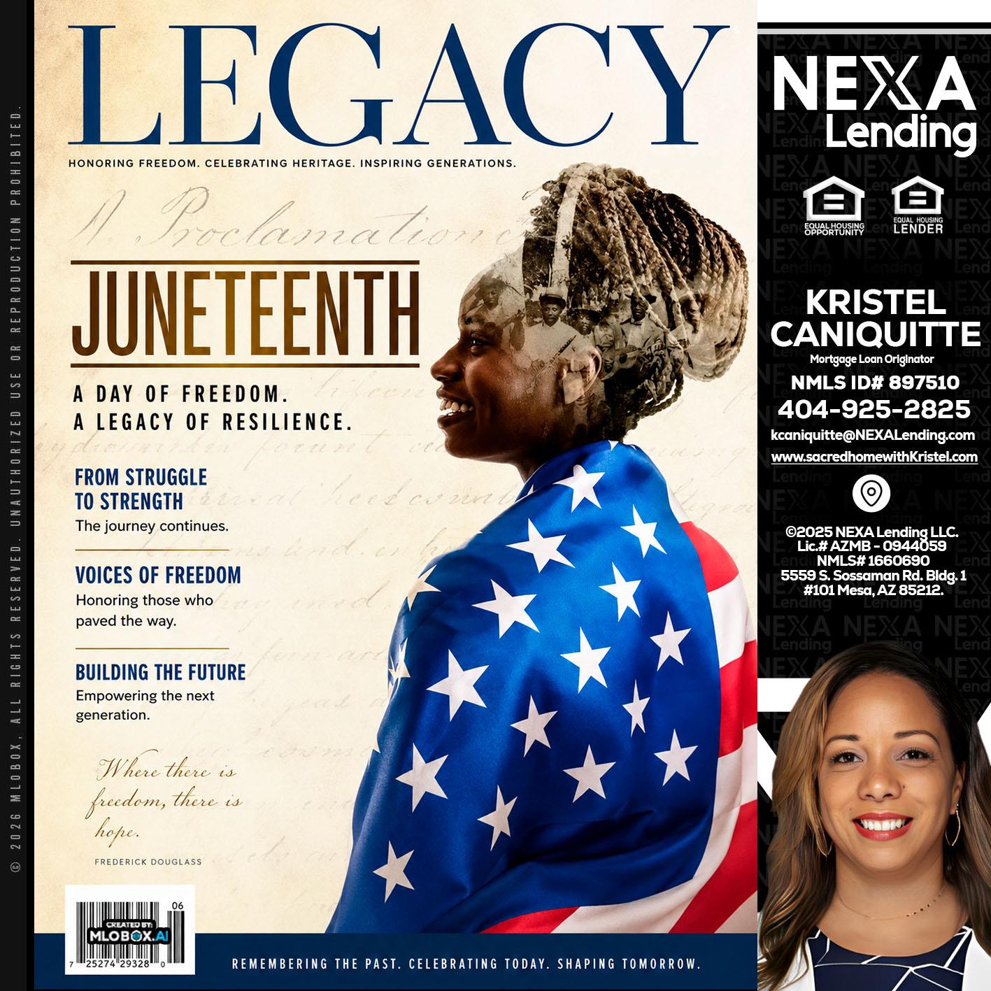 LEGACY - Kristel Caniquitte -Mortgage Loan Originator