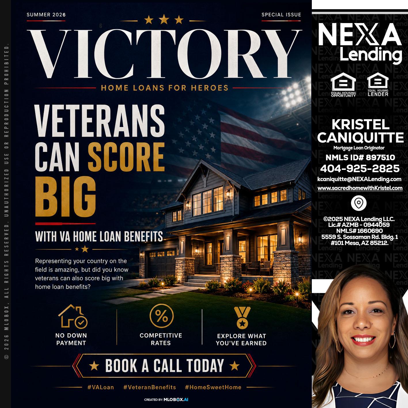 VICTORY - Kristel Caniquitte -Mortgage Loan Originator