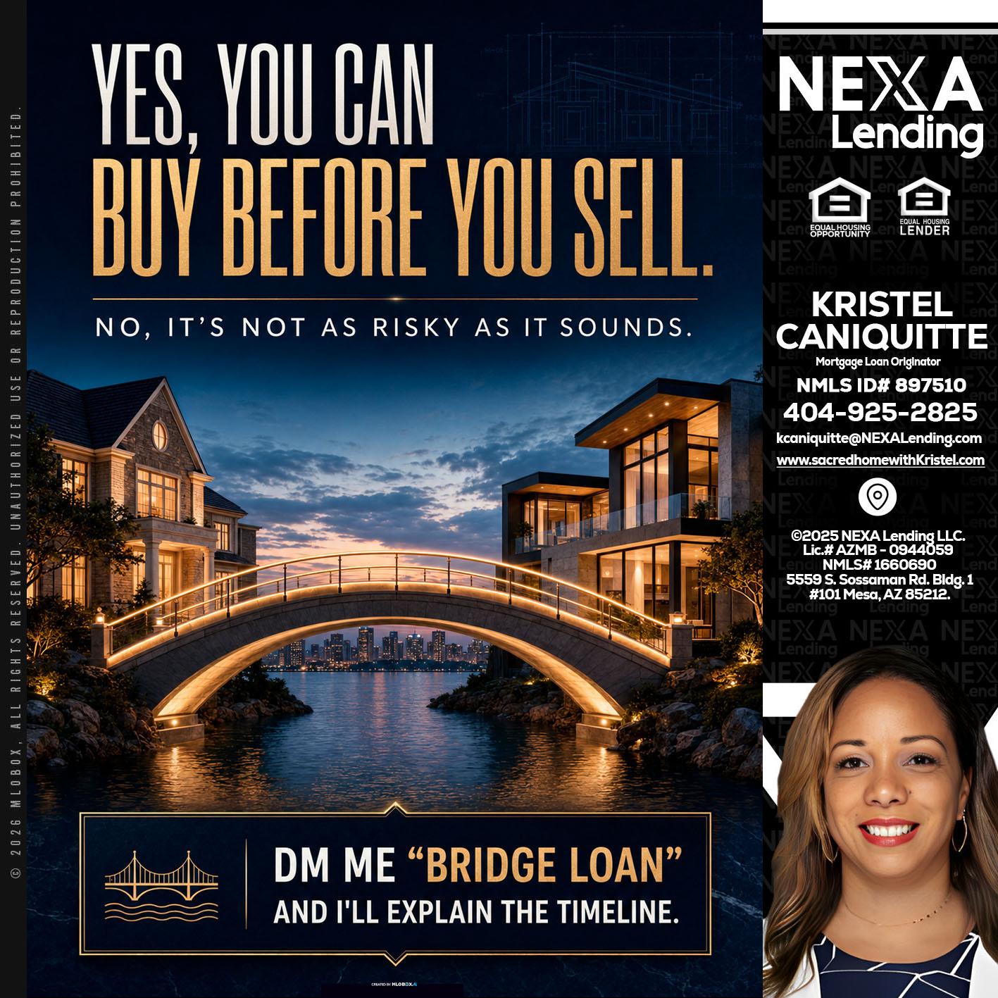 YES, YOU CAN - Kristel Caniquitte -Mortgage Loan Originator