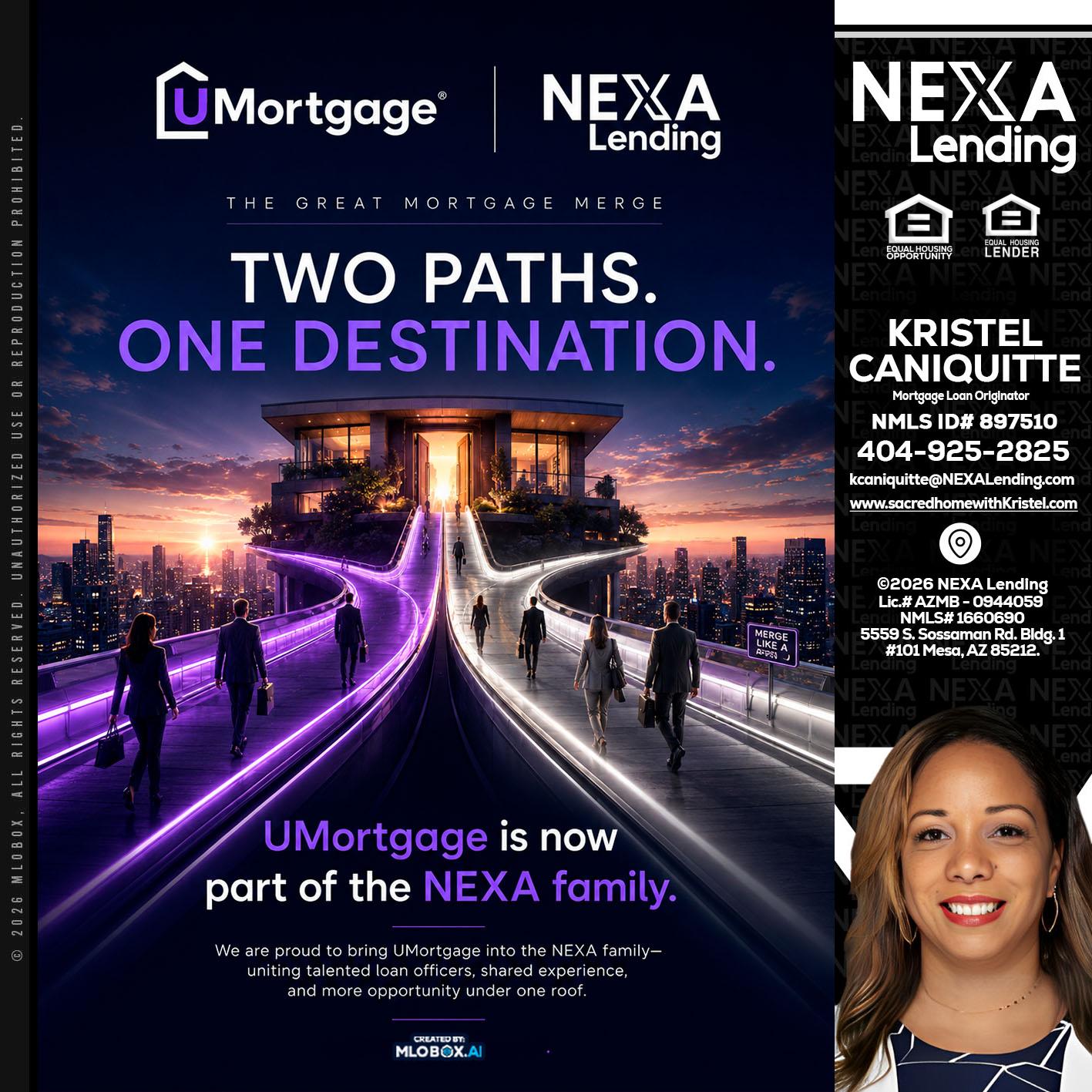 two path - Kristel Caniquitte -Mortgage Loan Originator
