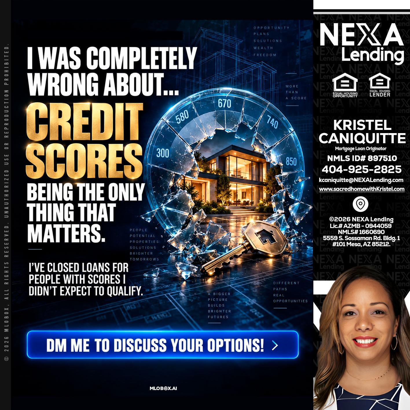 I WAS COMPLETY - Kristel Caniquitte -Mortgage Loan Originator